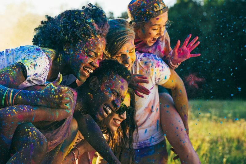 Holi celebration